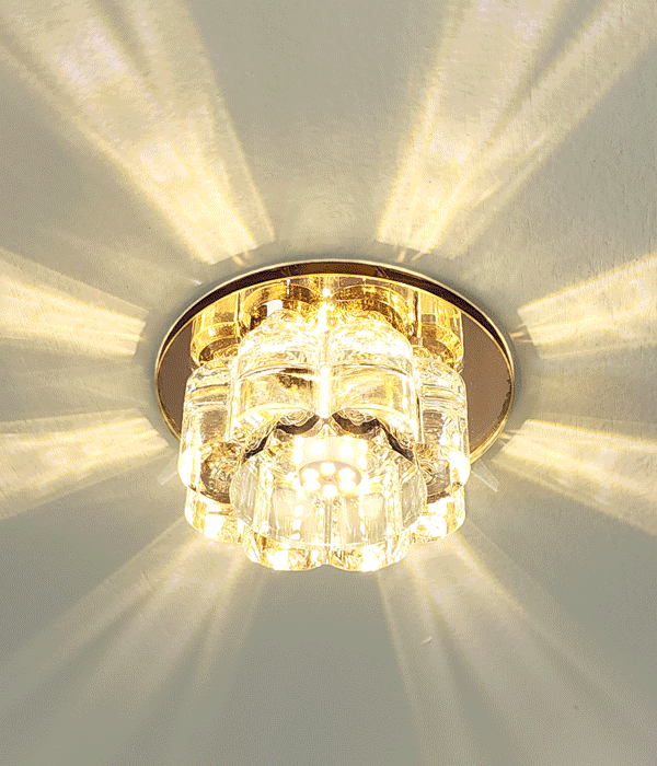 스탈리 매입직부 타공 75mm 3인치 LED매입등 (LED 3W)