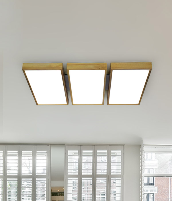 파사쥬 우드 거실전등 국산거실등 4등, 6등